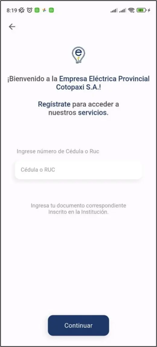 App Móvil ELEPCO - Image 2