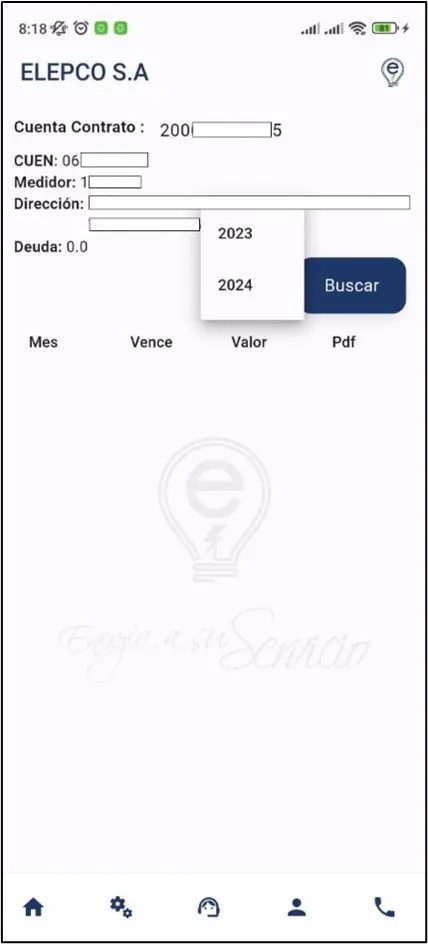 App Móvil ELEPCO - Image 4